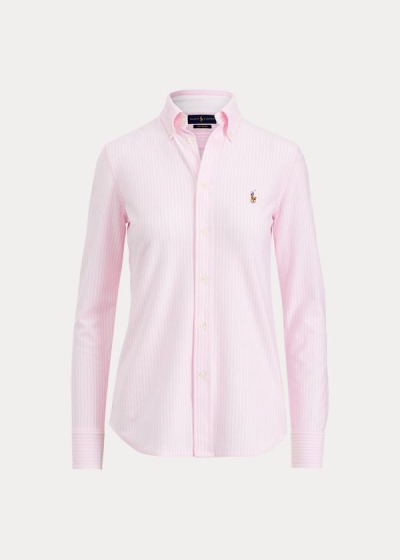 Camisa Oxford Polo Ralph Lauren Mujer Rosas Rayas - Striped Knit - MIHUE3570